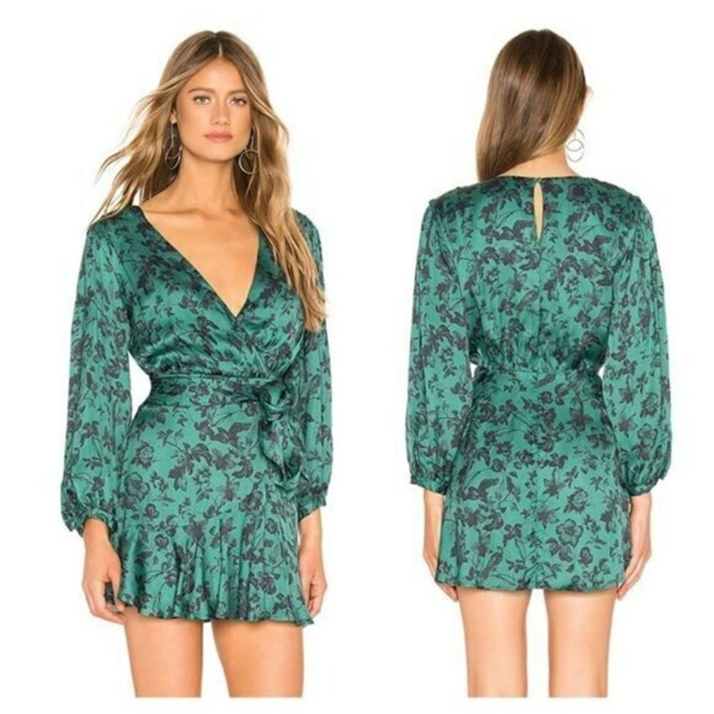 MAJORELLE Irene Mini Dress - Green Riviera